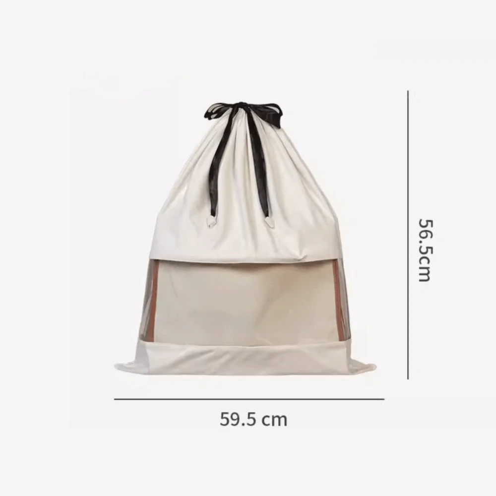 Transparent Dustproof Storage Bag | Velvet Dual Drawstring Organizer