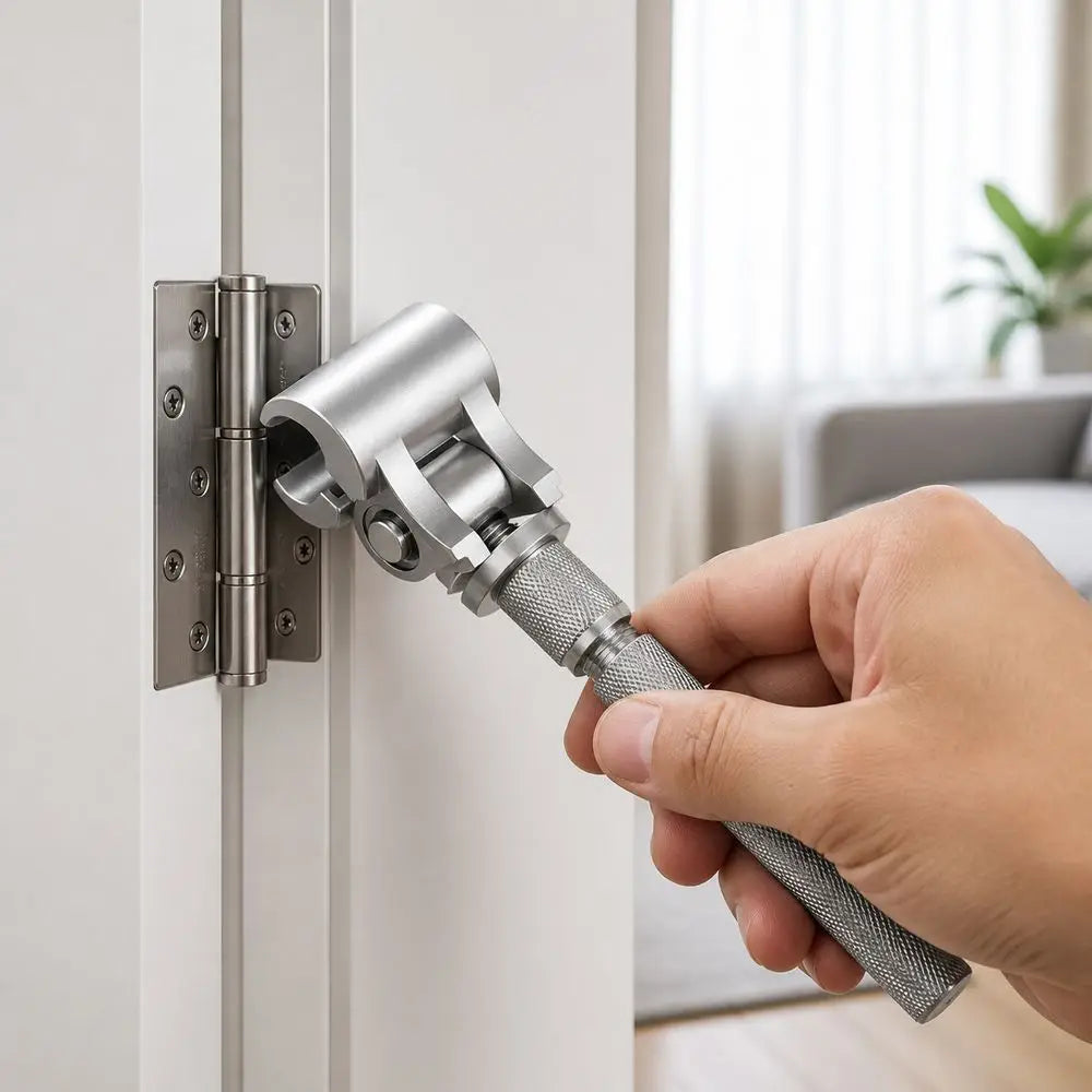 Adjustable Door Hinge Wrench – Stainless Steel Alignment Tool