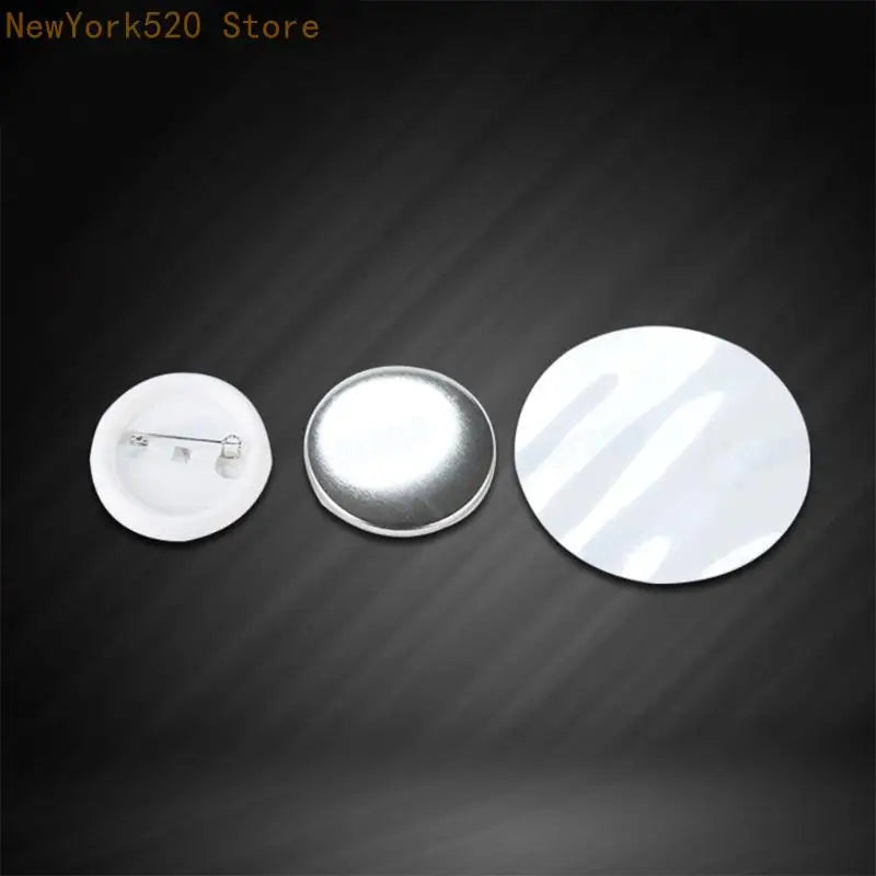 100 Sets Metal Blank Badge Button Parts for Button Maker Machine