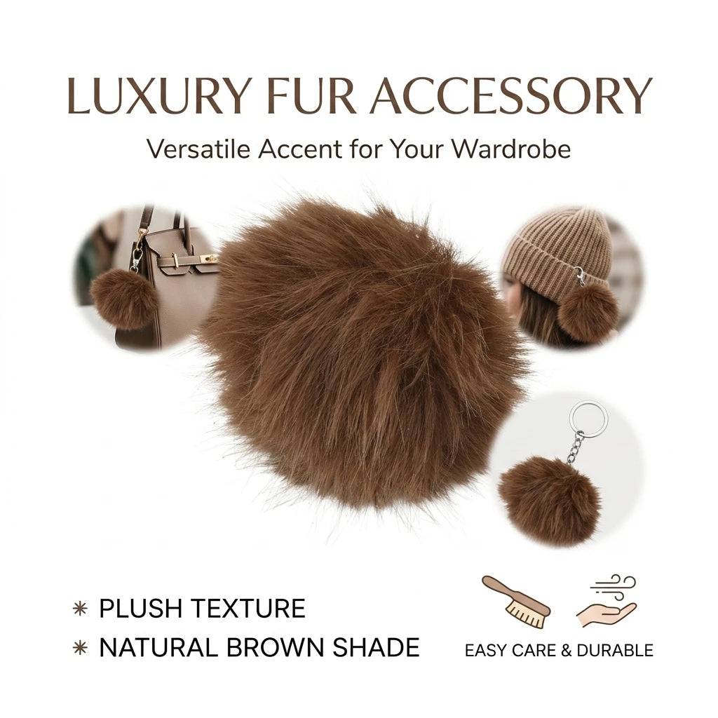 Plush Bunny Fur Ball Cat Toy – Durable Indoor Cat Kick Toy