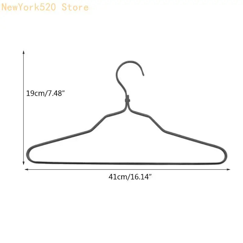 10-Pack Aluminum Alloy Heavy Duty Clothes Hangers – Rust-Free