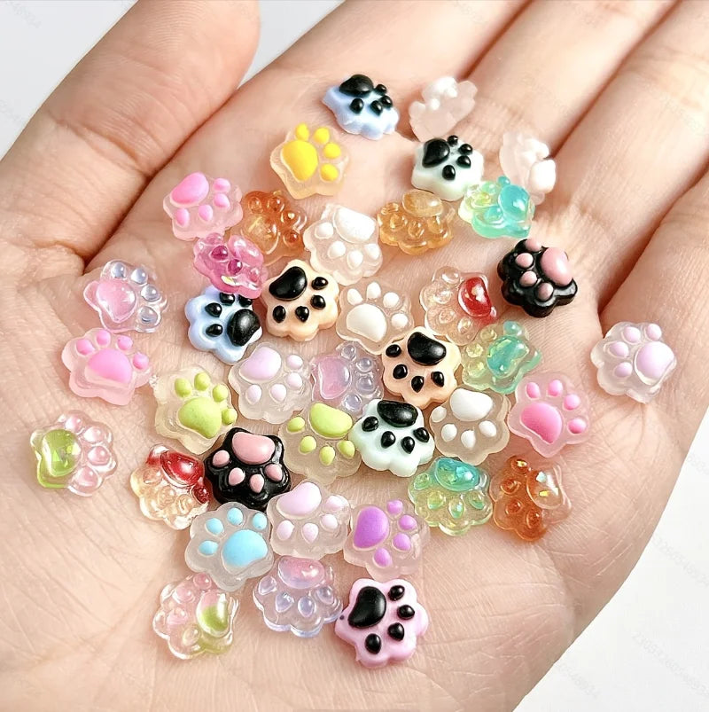 50pcs Kawaii Turtle 3D Flatback Resin Nail Art Charms DIY