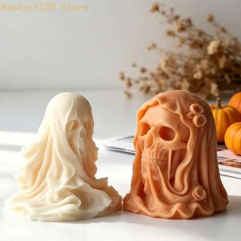 Skull Head Silicone Mold – Handmade Soap, Candy & Resin Art