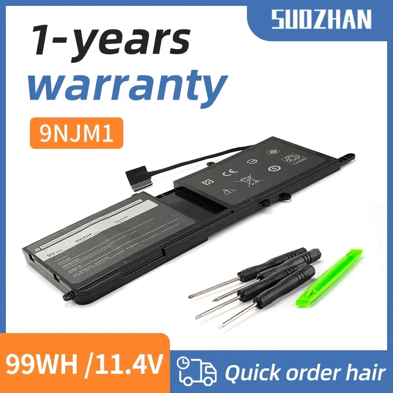 99Wh Dell Alienware 15 17 R3 R4 R5 Replacement Battery – SUOZHAN