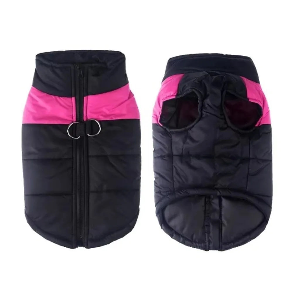 Thickened Winter Dog Jacket Windproof Bodysuit – S to XXL