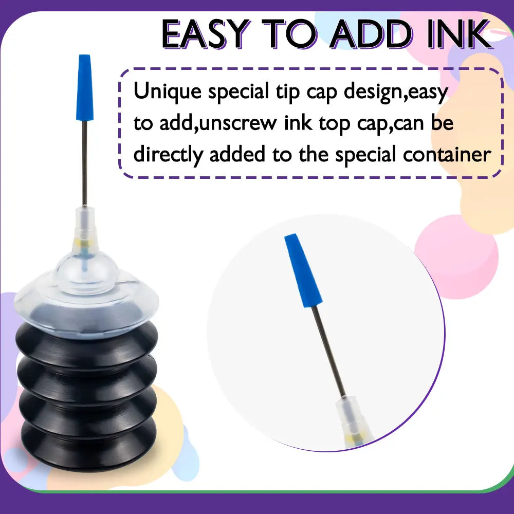 Universal CMYK Dye Ink Refill Kit 4×30ml – HP Canon Brother Epson