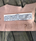 Leather Embossing Mold Tang Grass Vine Pattern 16.5×3.8cm