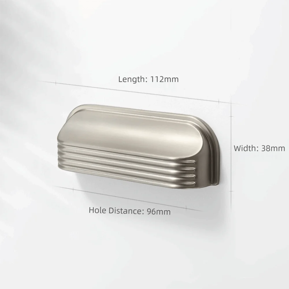 Zinc Alloy Cabinet Pulls – Hammered Brushed Gold Handles
