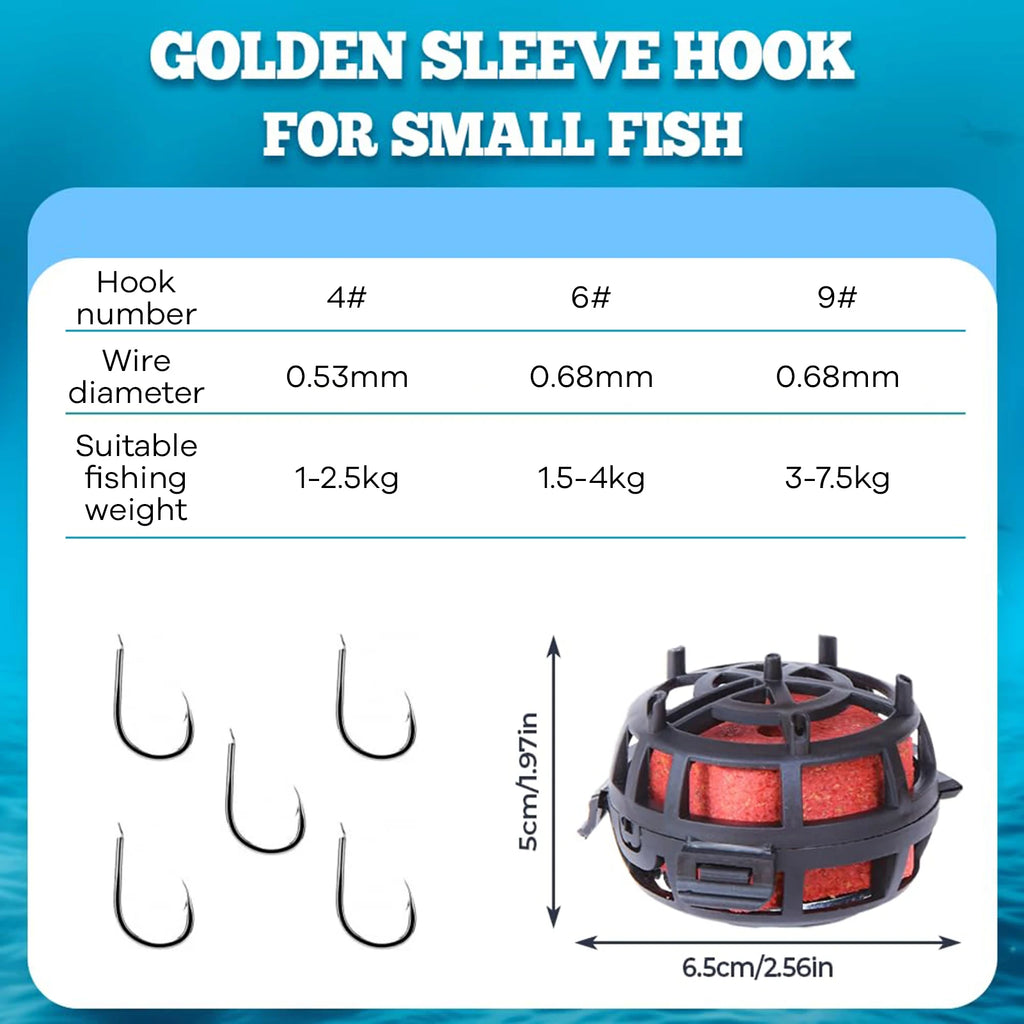 360° Upside-Down Bait Cage Hook | Freshwater & Saltwater