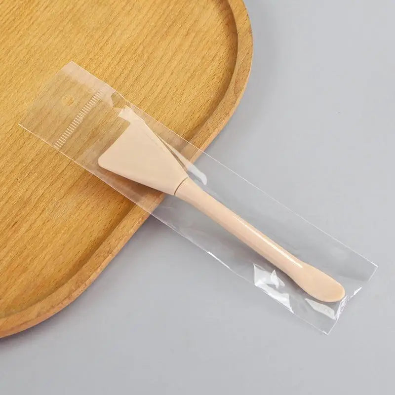 Double Head Silicone Facial Mask Brush with Scoop | Beauty Tool