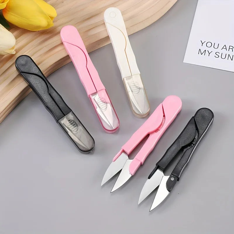 VIBE Scissors with Cover – Sharp Steel Blades for Sewing & Crafts
