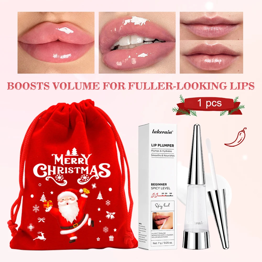 Lakerain Lip Plumper Gloss – Hydrating Fuller Lips Korean