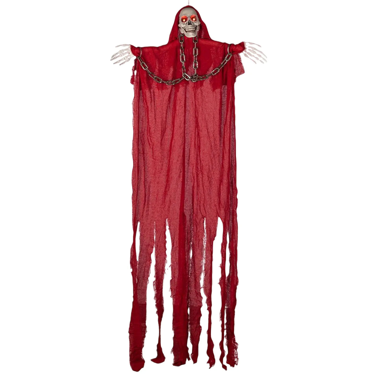 Hanging Grim Reaper Skeleton Decor – Glow in Dark Halloween Prop
