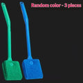Long Handle Aquarium Algae Scraper Double-Sided Sponge Brush