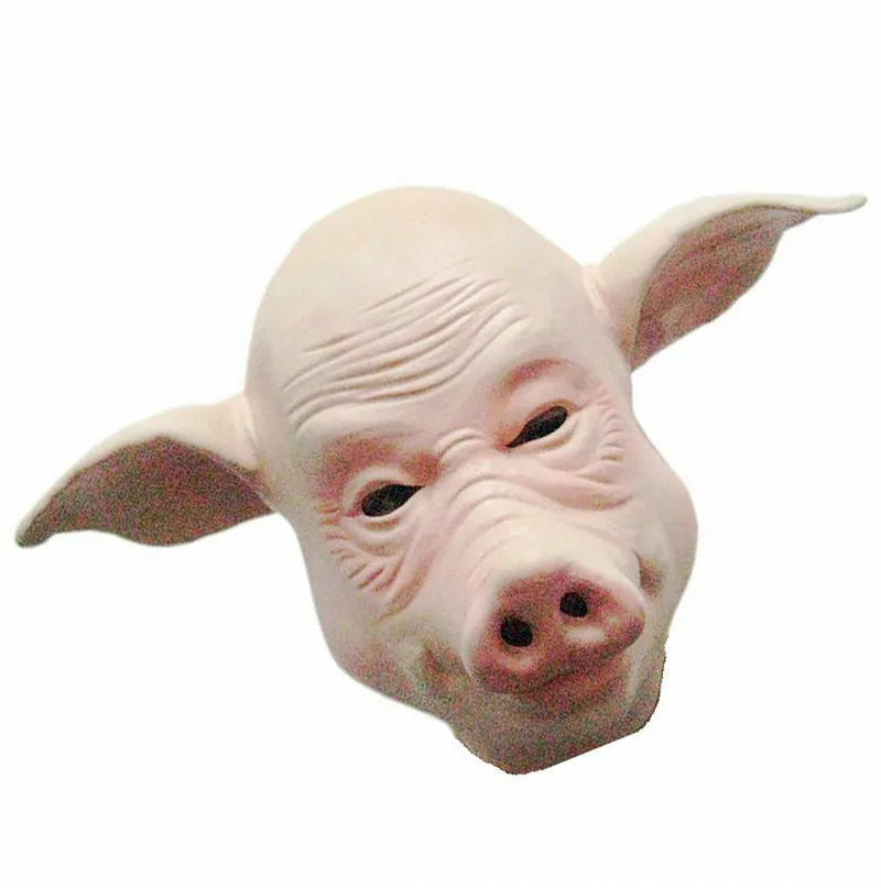 Scary Pig Head Full Face Latex Halloween Mask | Cosplay