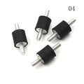 4-Pack M4–M8 Anti-Vibration Rubber Mounts for Compressors