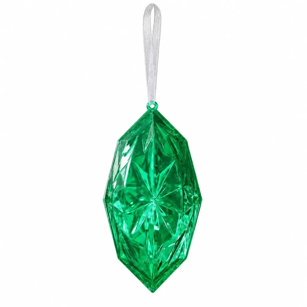 Faceted Diamond Crystal Christmas Tree Ornament – Multicolor