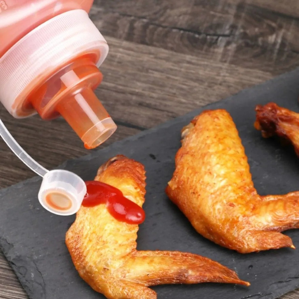 PE Sauce Squeeze Bottle 800/1000ml Leak-Proof Condiment Dispenser