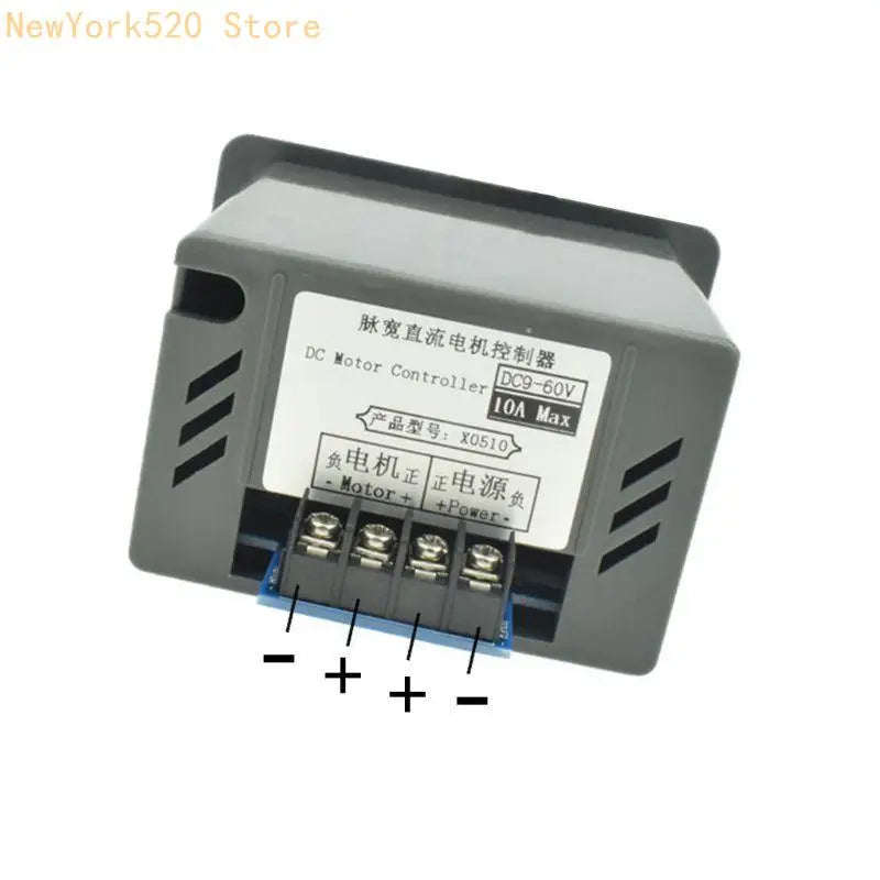 DC 12V–60V Reversible Motor Speed Controller 10A Drive Module
