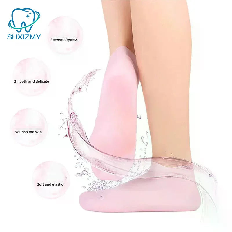Silicone Moisturizing Foot Socks with Massage Texture