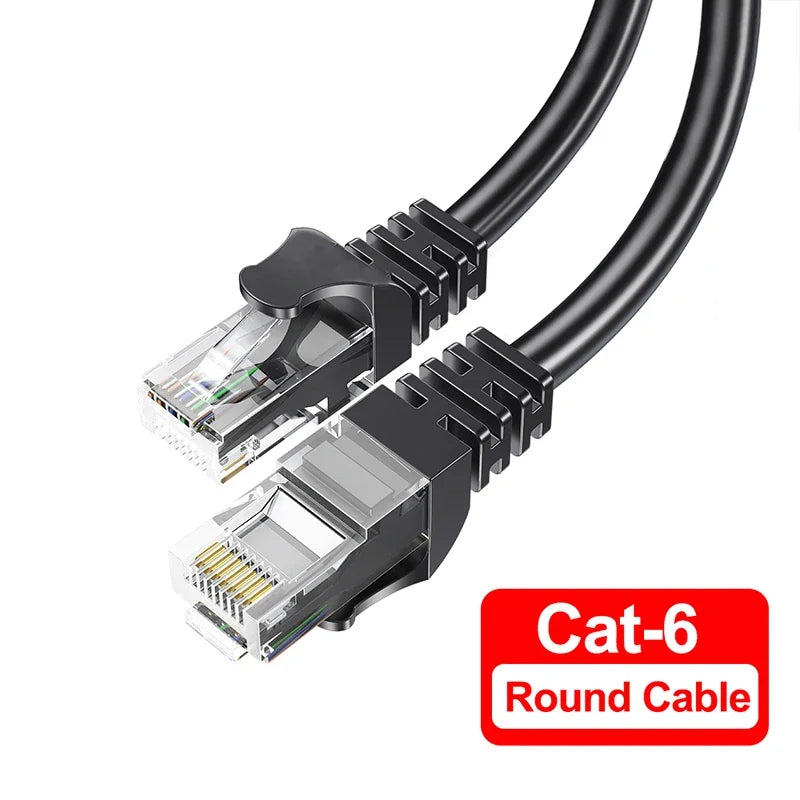 Cat6 Gigabit Ethernet Cable RJ45 Shielded LAN Cord 1000Mbps