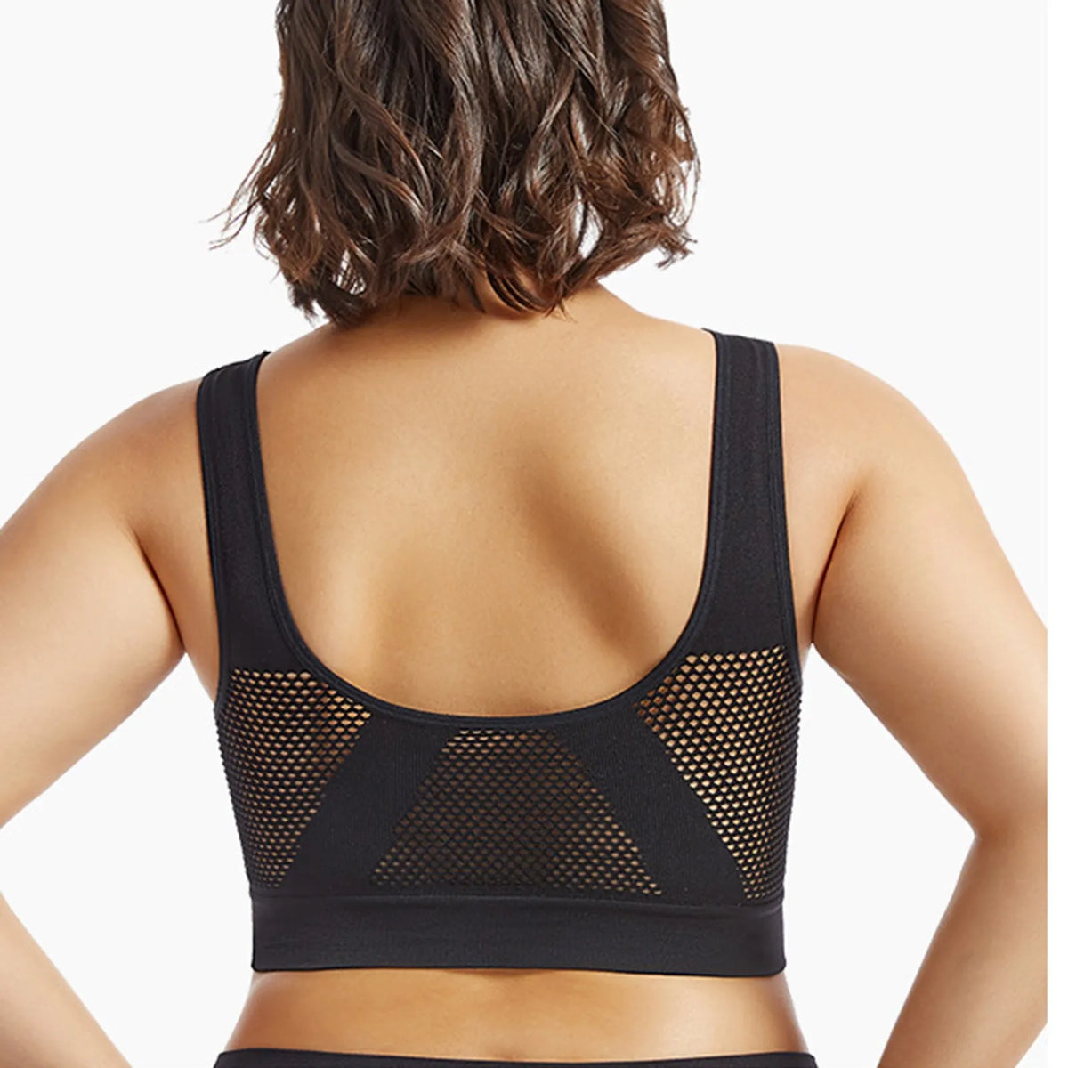 Women's Seamless Breathable Sports Bra – Removable Padded