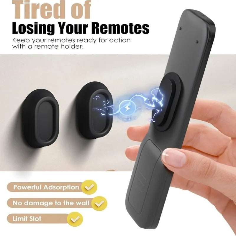 Wall Mount Magnetic Remote Control Holder – Self Adhesive