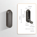 Foldable Wall Hooks Heavy-Duty Zinc Alloy Coat Rack | Black