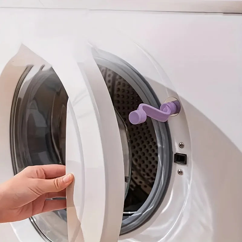 Front-Load Washer Door Vent Lock with Magnetic Hold