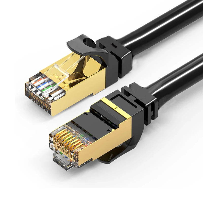 CAT7 Ethernet Cable 10Gbps RJ45 LAN Patch Cord – 600MHz Shielded