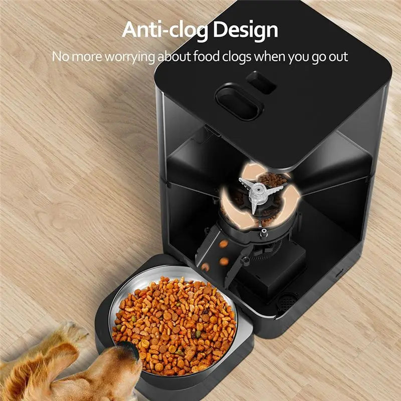 Large Capacity Automatic Pet Feeder – Smart Cat & Dog Feeder