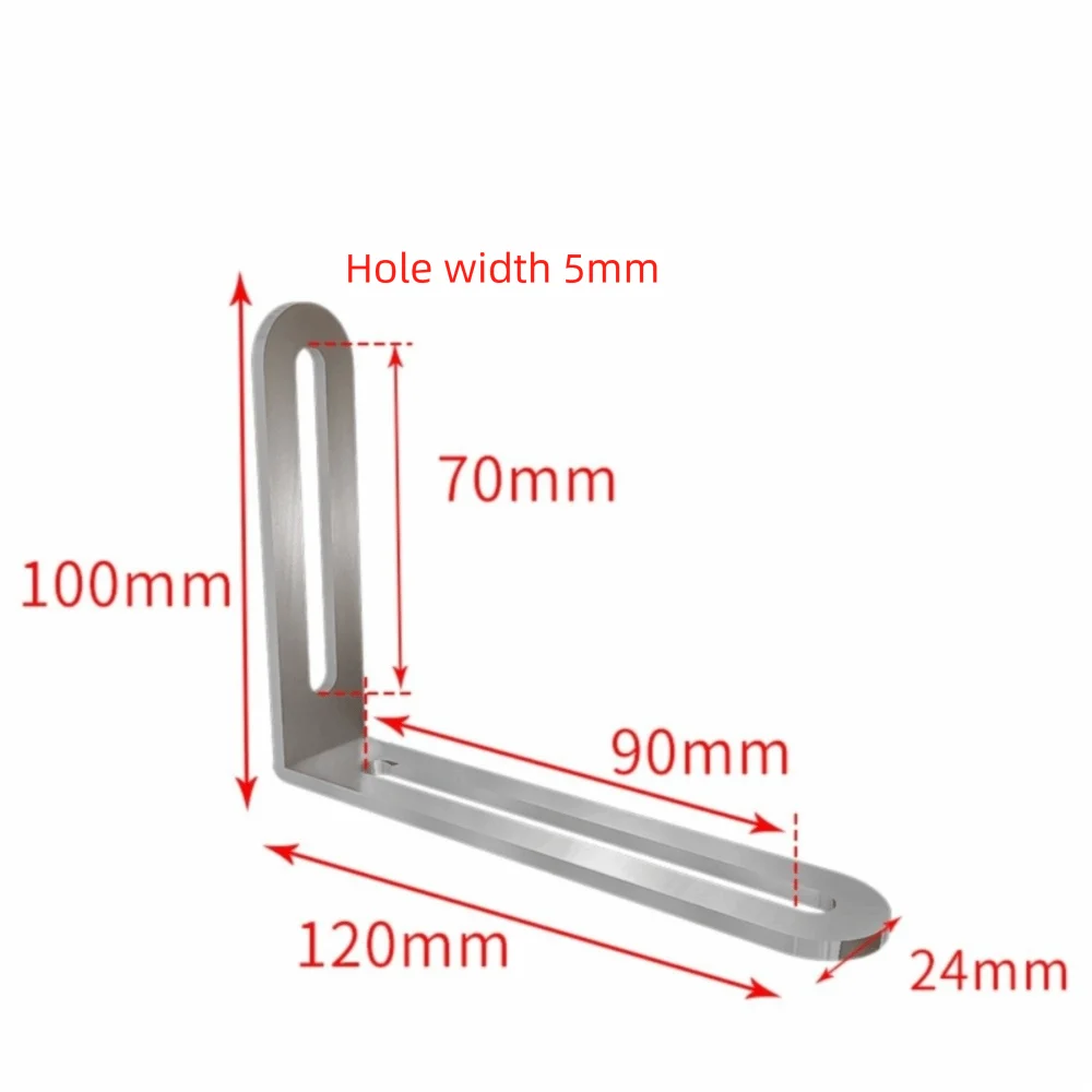 L-Shaped Stainless Steel Corner Brace Shelf Bracket | Angle Code