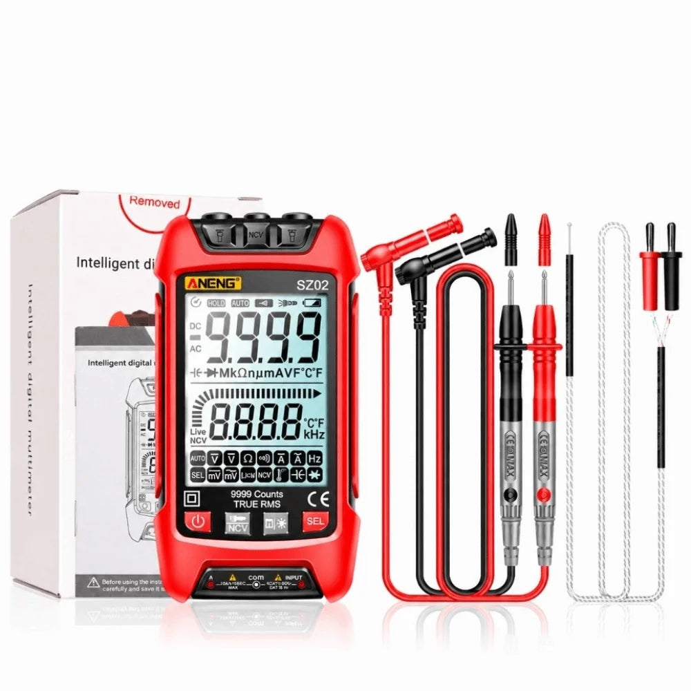 9999 Count True RMS Digital Multimeter Auto Range – VIBE