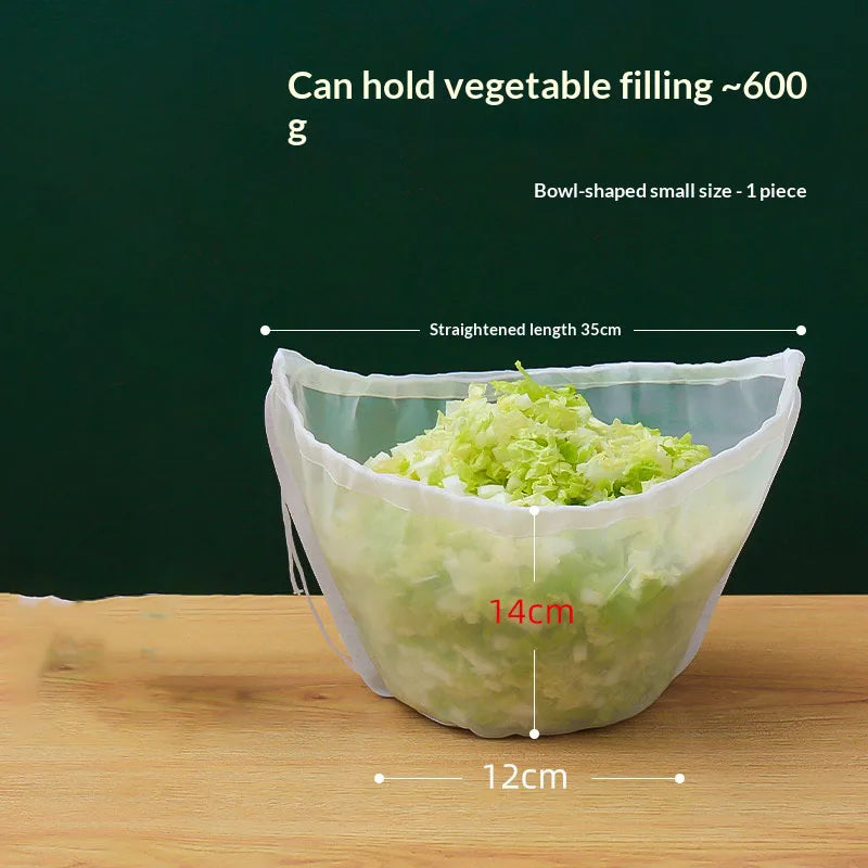 Reusable Fine Mesh Vegetable Squeeze Bag for Dumpling Filling