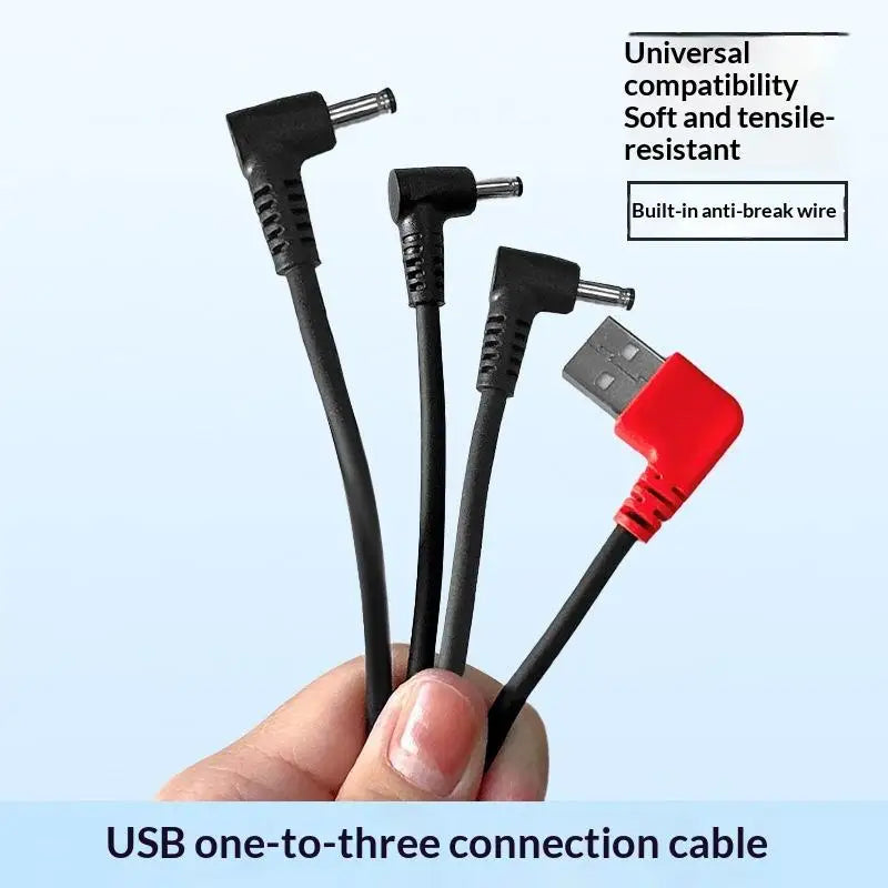 USB Fan Jacket Power Cable – 3-Speed, Powers 4 DC Fans