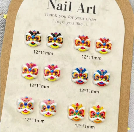50pcs Kawaii Turtle 3D Flatback Resin Nail Art Charms DIY