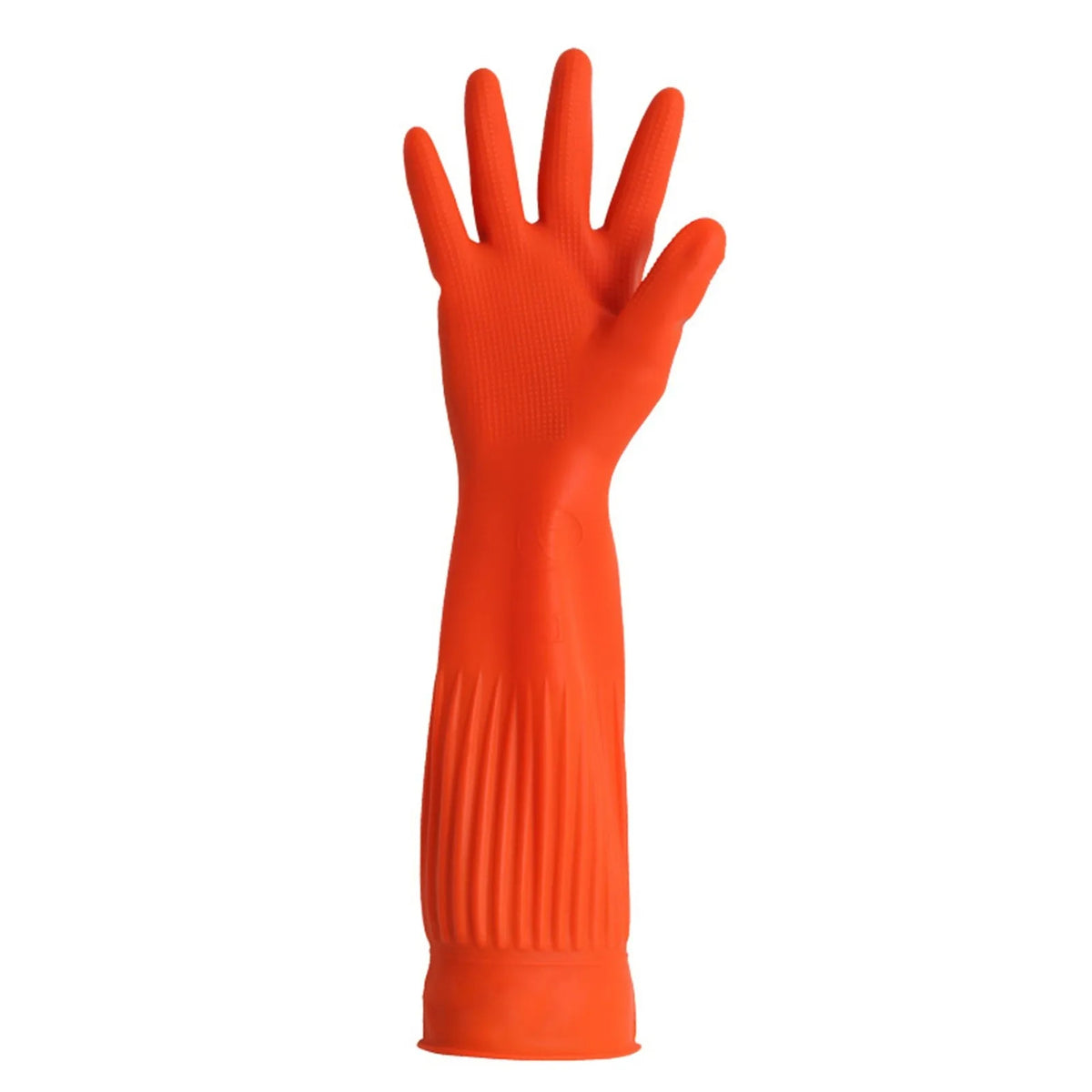 Rubber Latex Dishwashing Gloves – Long Waterproof Cleaning Pair