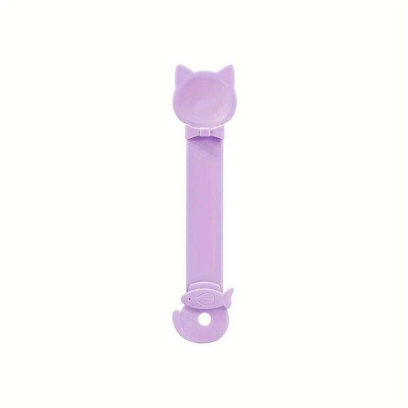 Easy-Squeeze Cat Treat Dispenser – Long Handle Lickable Feeder