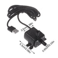 USB Brushless DC Water Pump 5V 1W 130L/H Submersible Aquarium