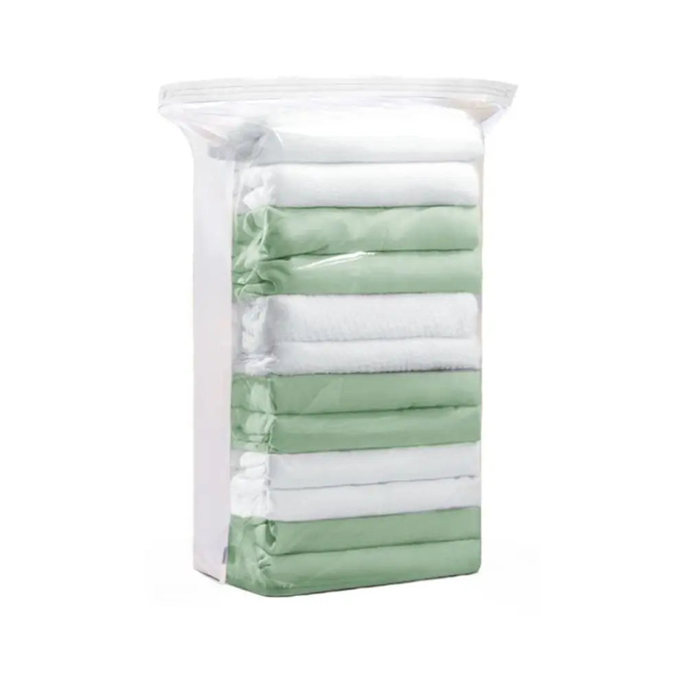 No-Pump Vacuum Storage Bags for Clothes & Blankets