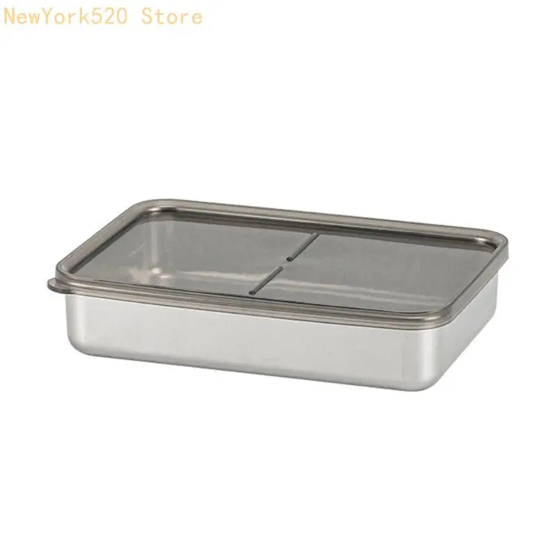 Stackable Stainless Steel Meal Prep Containers & Sealing Lids