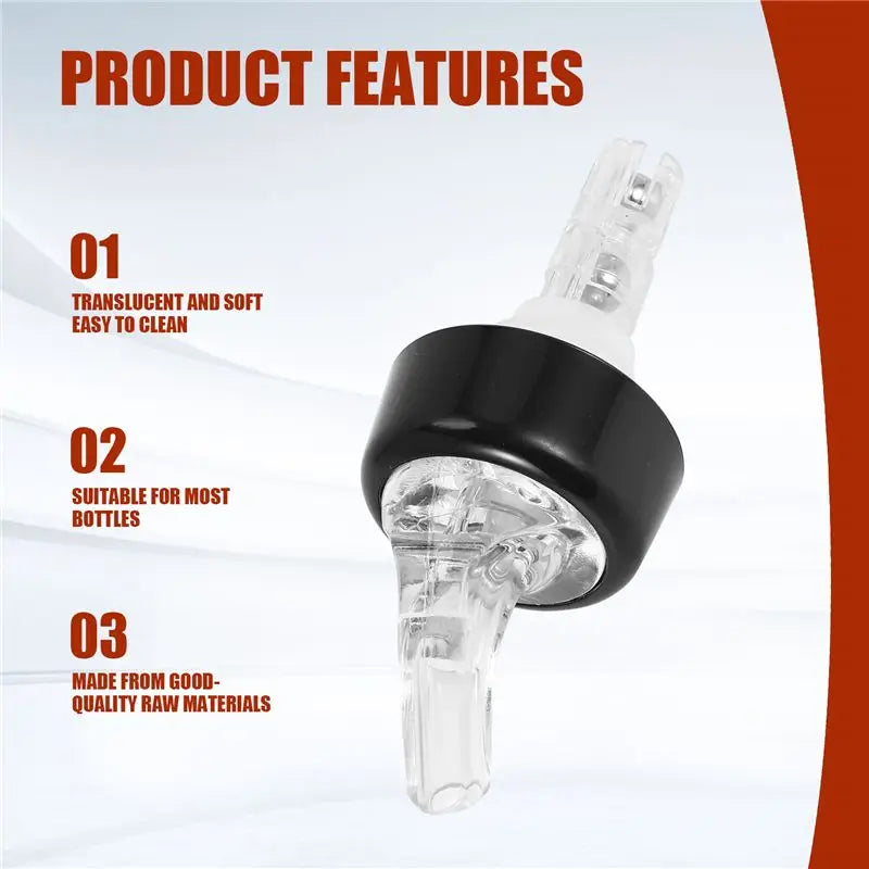 8-Pack Automatic Measured Liquor Bottle Pourers 1 oz / 30ml