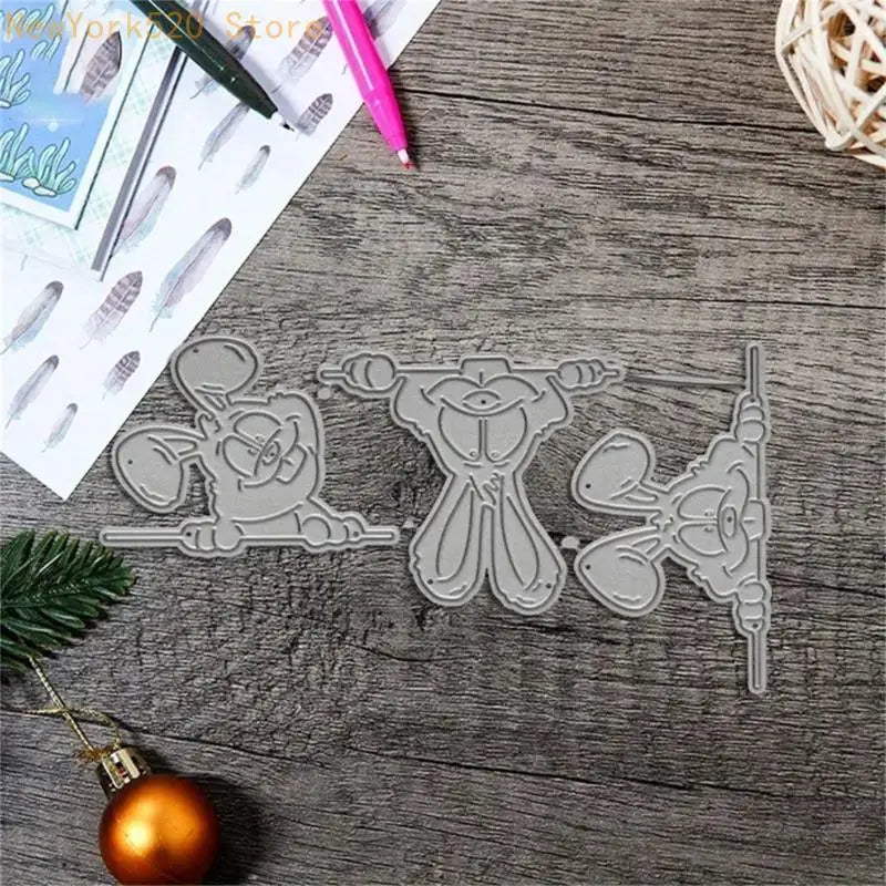 Easter Rabbit Metal Cutting Dies – Scrapbooking Embossing Stencils