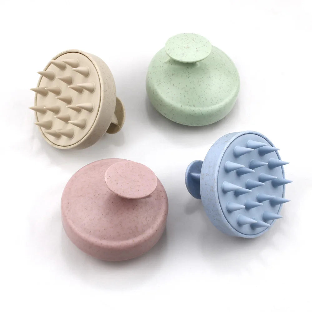 Silicone Scalp Massage Shampoo Brush – Bath & Hair Tool