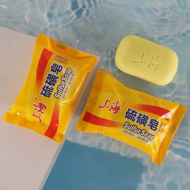 Shanghai Sulfur Soap Deep Cleansing Bar – 3 or 5 Pack