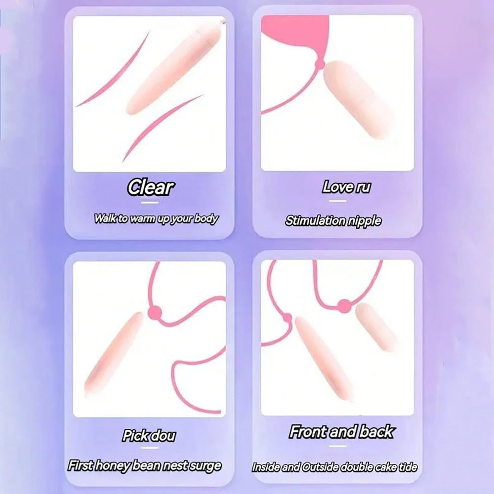 Silicone Bullet Vibrator USB Rechargeable Waterproof Clitoral