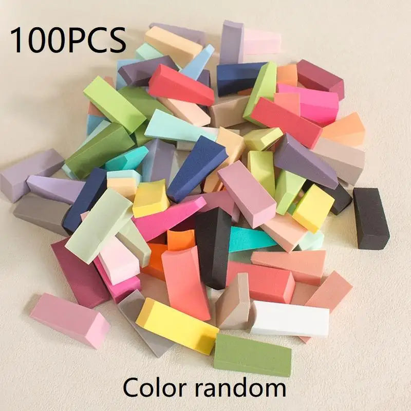 Wedge Makeup Sponges Latex-Free Foundation Blending 10/50/100 Pcs