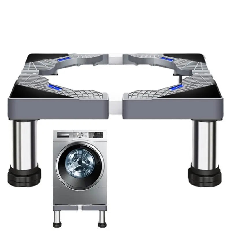 Stainless Steel Washing Machine & Fridge Riser Stand