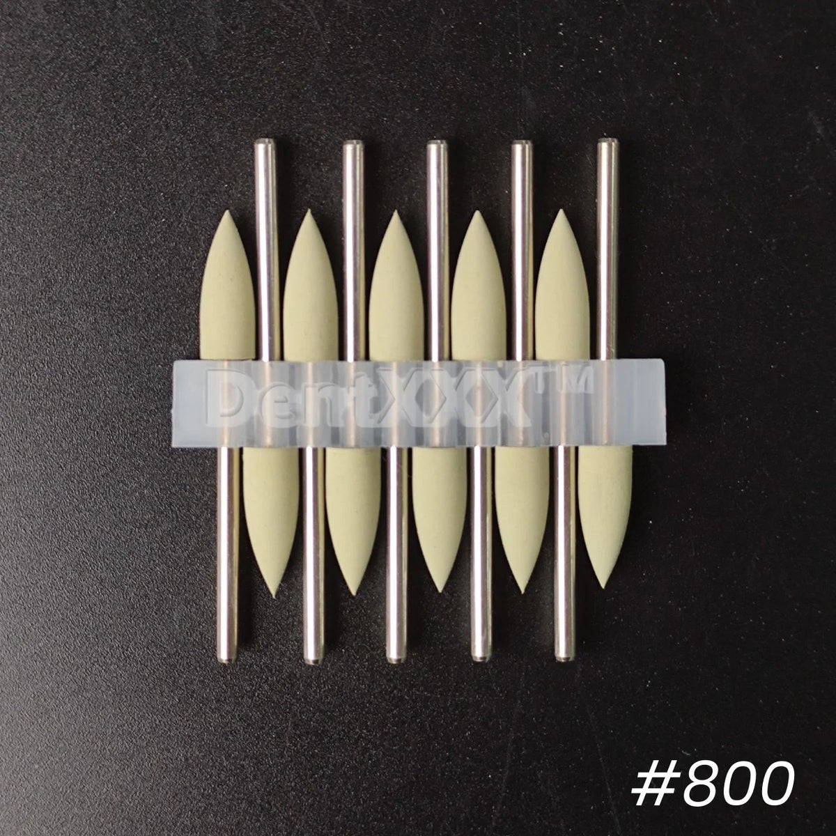 Silicone Nail Polisher Grinding Heads – 7 Grits Pointed Bits