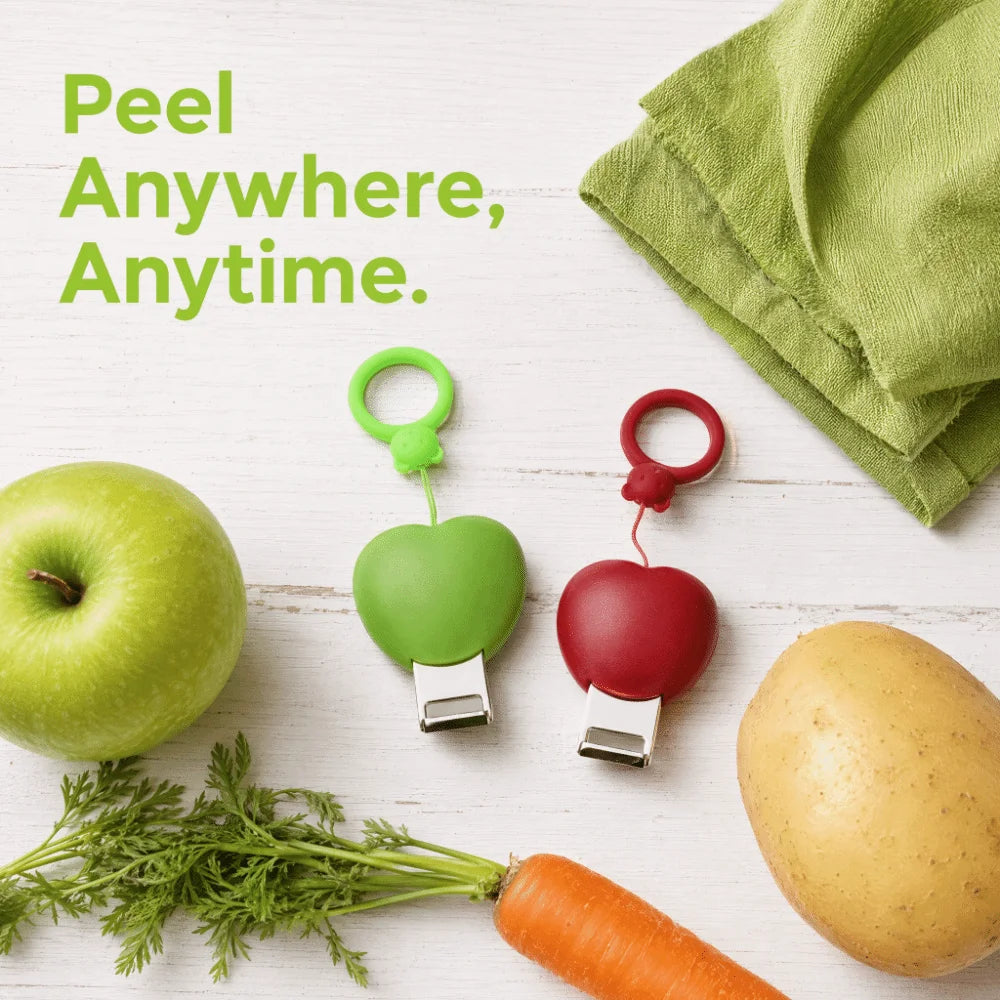 2-Pack Fruit & Vegetable Peeler – Stainless Steel Non-Slip Handle